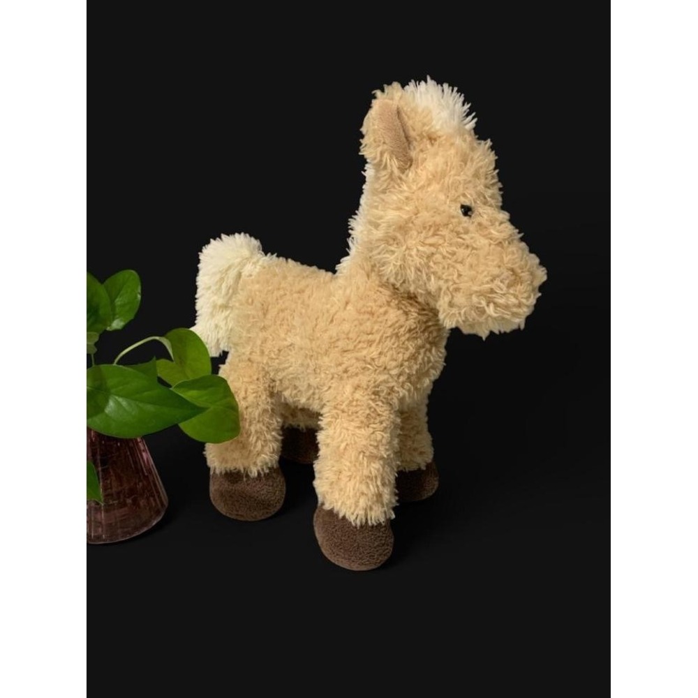 Vintage Retired Rare Jellycat Caffuffle Palomino Pony Horse Plush Collectible